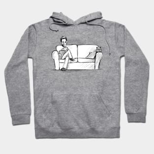 The dark side of the couch Hoodie